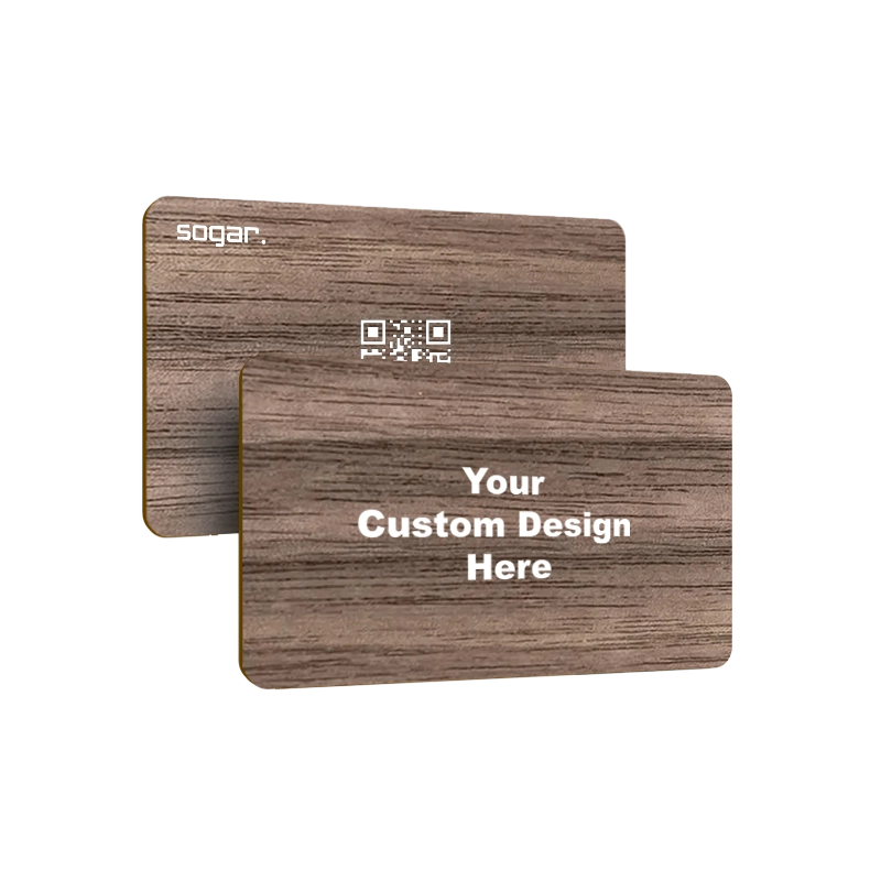 black walnut NFC card