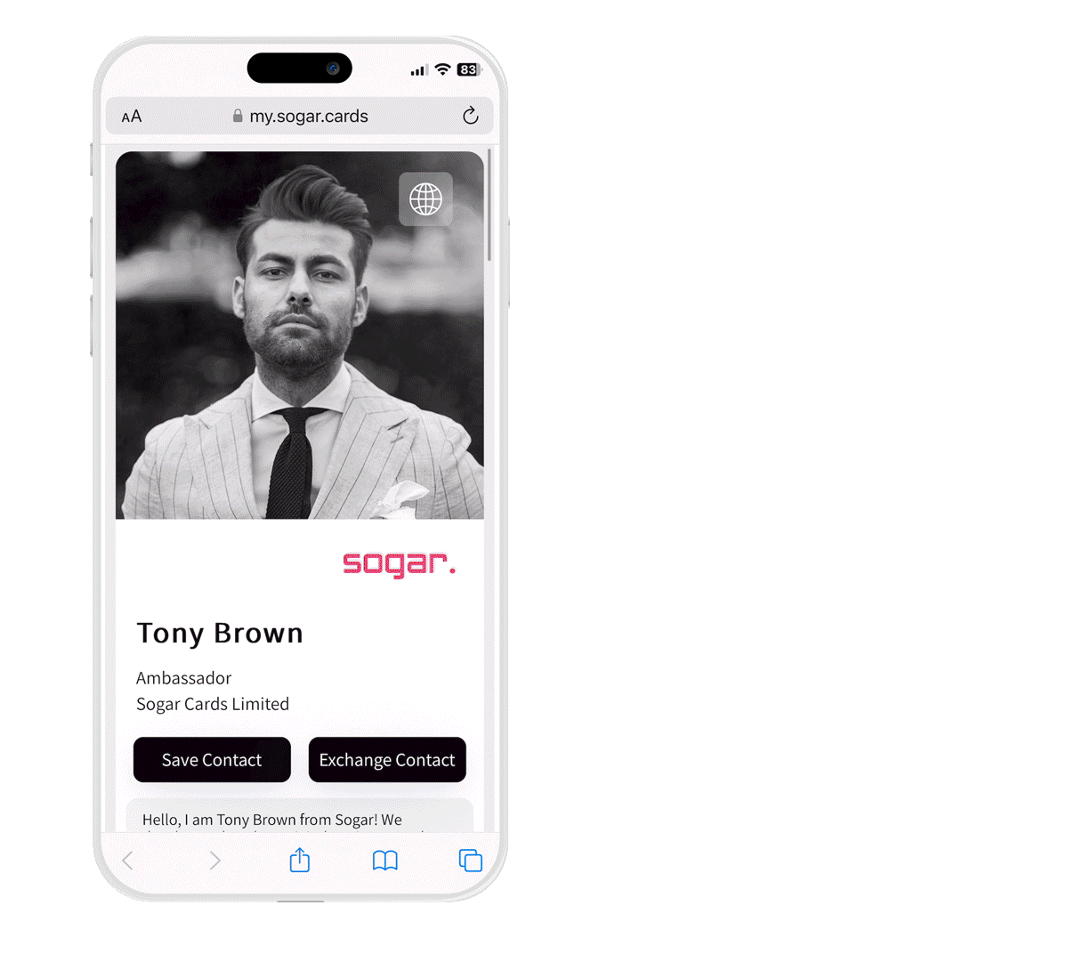 animated description of Sogar smart card ICON