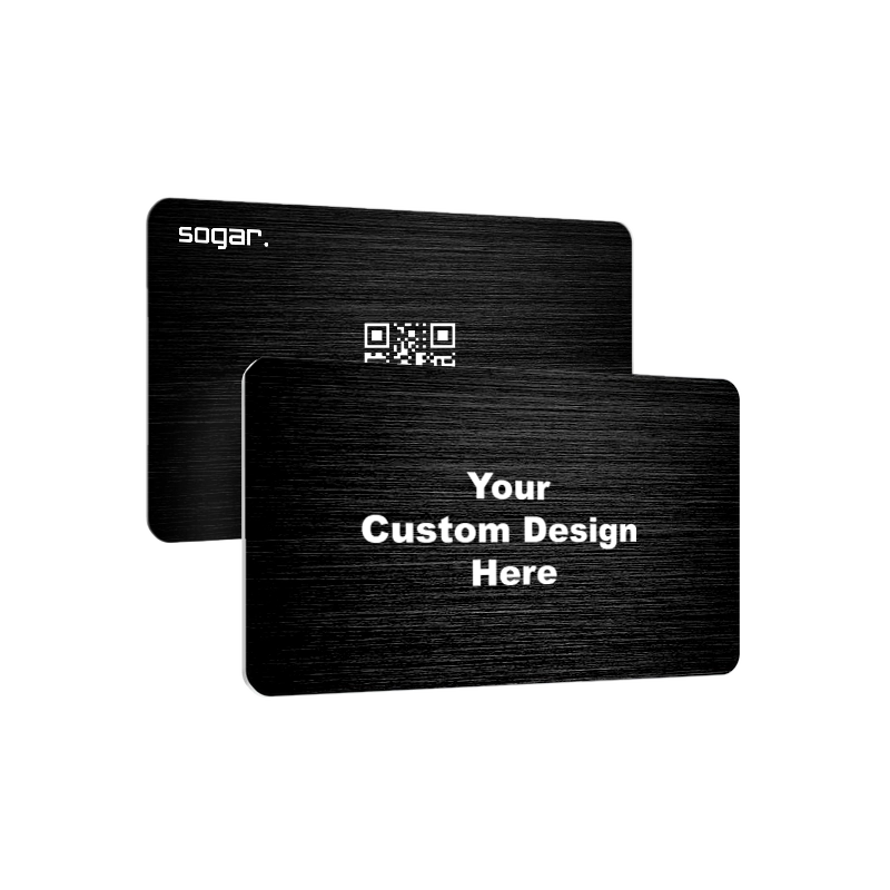 black metal NFC card