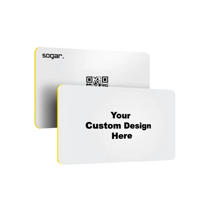 white pvc NFC card